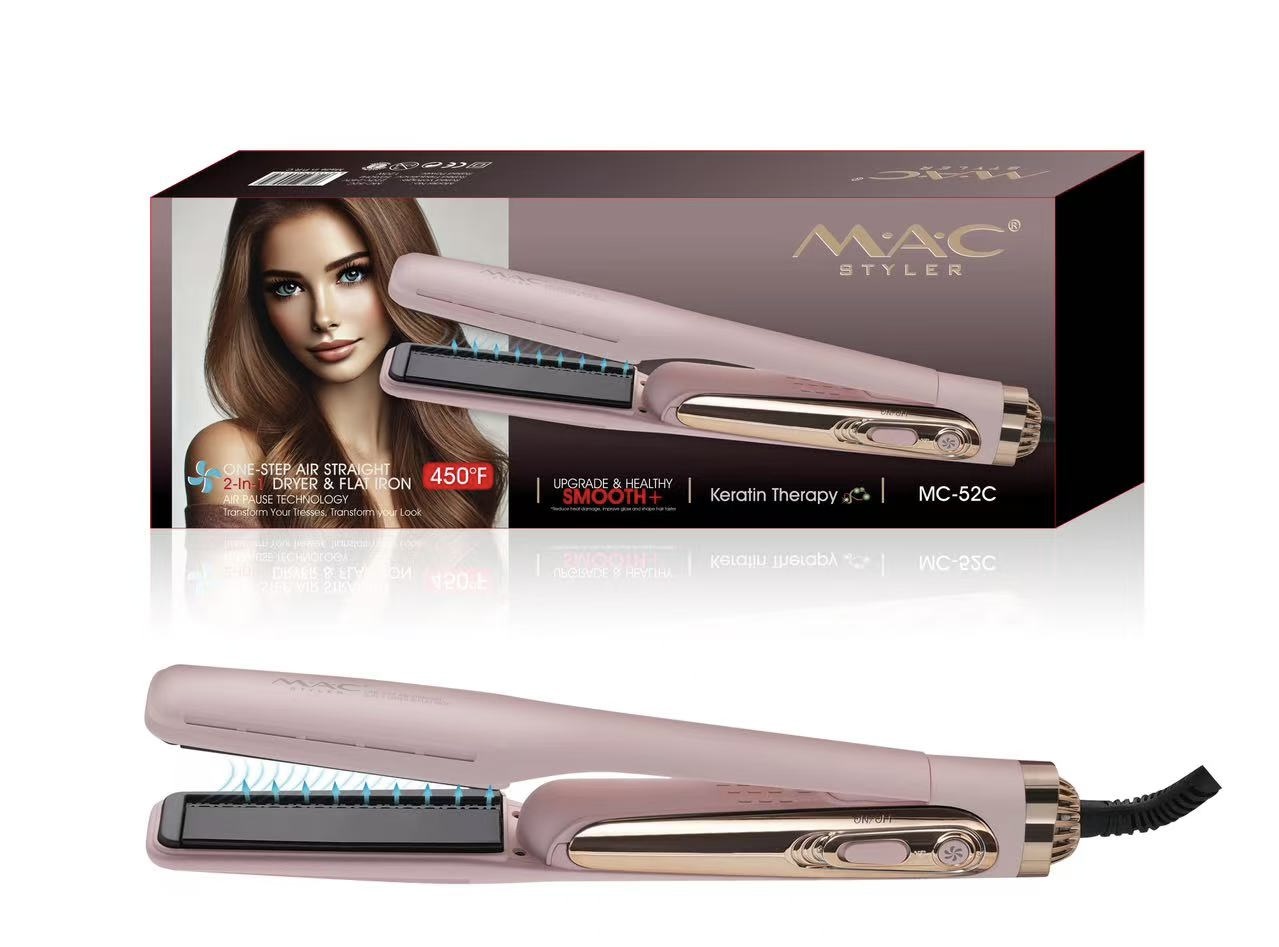 Lisseur-Sèche-Cheveux 2-en-1 à Technologie Avancée – Jusqu’à 450°F - Image 2